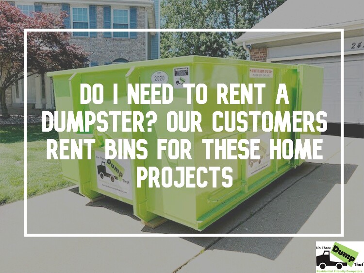 Why you need to rent a dumpster